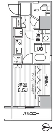 シーズンフラッツ元浅草4丁目の物件間取画像
